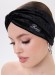 Повязка на голову Reus HB/1 (узел) Велюр Черный
