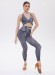Лосины Reus L001 высокая талия, взрослые Pantera Grey