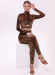 Лосины Reus L005 декор цепь Leopard