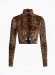 Топ Reus 017/2 под горло, цепь, взрослый Leopard