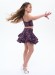 Юбка DW DanceWear (13) детская Леопард фиолетовый