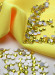 Preciosa Crystal SS16, клеевые Citrine